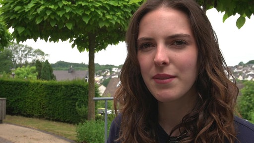 Nika Schustermann beim Besuch im Hospiz 