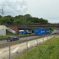 Der verengte Bereich der Baustelle an der Anschlussstelle Königsdorf