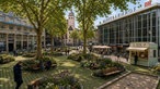 KI-generiertes Bild vom Bahnhofsvorplatz in Köln 