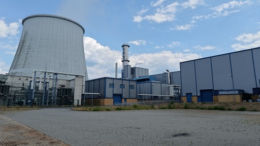 Bauplatz für Flusswasser-Wärmepumpe am Kraftwerk Niehl