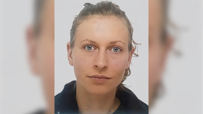 Ein Foto von Eva Michelmann vor ihrer Festnahme.