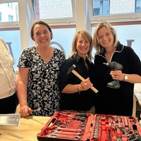 Das worX Team am Eigelstein bei der Eröffnung 
