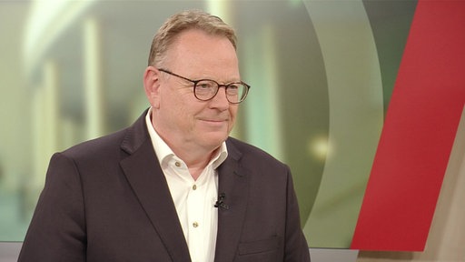Kölns Oberbürgermeister Thorsten Burmester im WDR-Lokalstudio