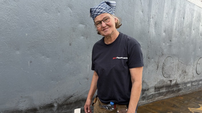 Nahaufnahme von Brigitte Alef