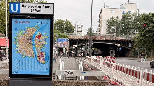 Der Hans-Böckler-Platz in Köln