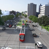 Visualisierung der Nord-Süd-Bahn in Köln