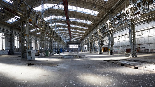 Die histroische Lagerhalle in Kalk.