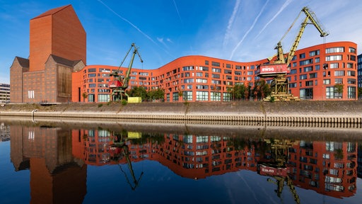 Das Gebäude des Landesarchivs NRW in Duisburg