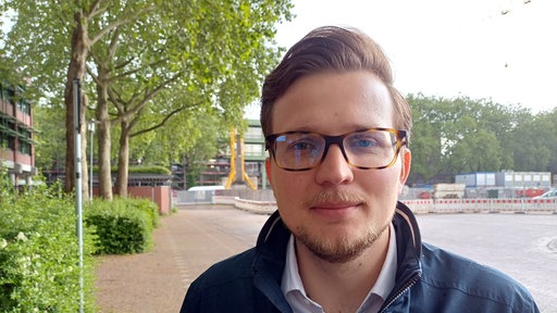 Baudezernent Dave Welling schaut in die Kamera