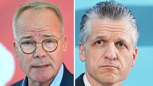 Vorsitzender der SPD-Bundestagsfraktion, Matthias Miersch und der Unionsfraktion, Thorsten Frei.