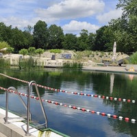 Das Schwimmerbecken im Naturbad Ennigerloh.