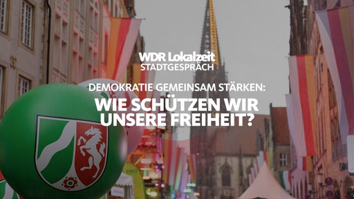 WDR Lokalzeit Stadtgespräch live aus Münster