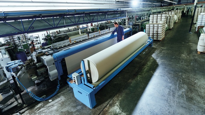 Die Produktionsstätte des Stoffes