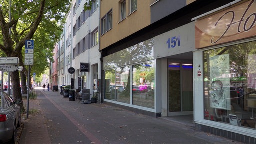 Ein leehrstehendes Ladenlokal