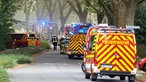 Die Feuerwehr war mit einem Großaufgebot vor Ort.