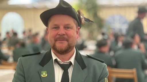 Frank Holtrup, Vorsitzender des Schützenvereins Nordick und Umgebung eV.