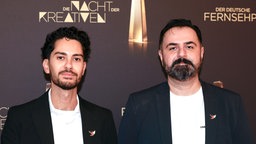 Cagdas Eren Yueksel und Bilal Bahadir bei der Verleihung des Deutschen Fernsehpreises 2025 