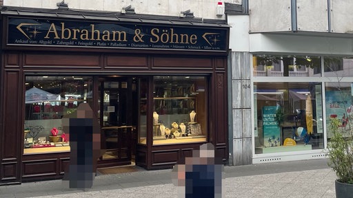 Juwelier in der Krefelder Innenstadt