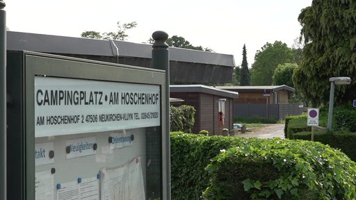Eingang vom Campingplatz