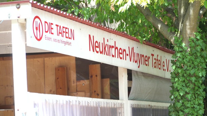 Schild von der Tafel Neukirchen-Vluyn