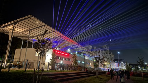 Lasershow auf der Landesgartenschau