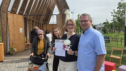 Kirchlicher Segen nach 20 Jahren - Michaela und Matthias Steinert.