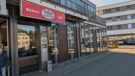Die Filiale der Bäckerei Kayser.