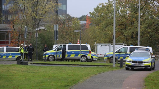 Einsatzfahrzeuge der Polizei
