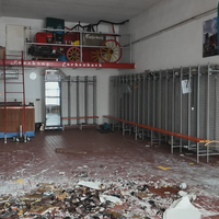 Feuerwehrgerätehaus in Netphen-Eschenbach von innen nach Brand 