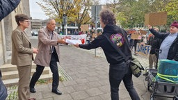 Evangelische Studierendengemeinden protestieren