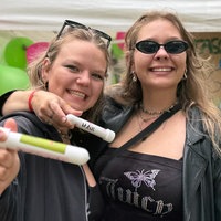 Karina Friesen (l.) und Marie Mahs (r.) aus Holzminden