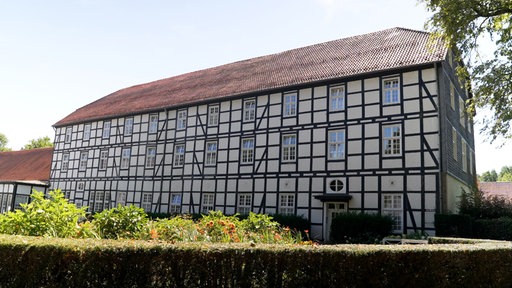 Ein Fachwerkhaus im gräflichen Park in Bad Driburg