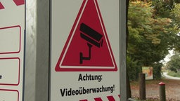 Warnschild "Achtung Videoüberwachung"