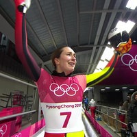 Jacquline Pfeifer nach ihrem Wettkampf.