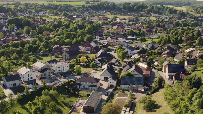 Luftansicht Stadt Etteln 