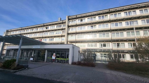Eingangsbereich des Sankt Martinus Hospital in Olpe
