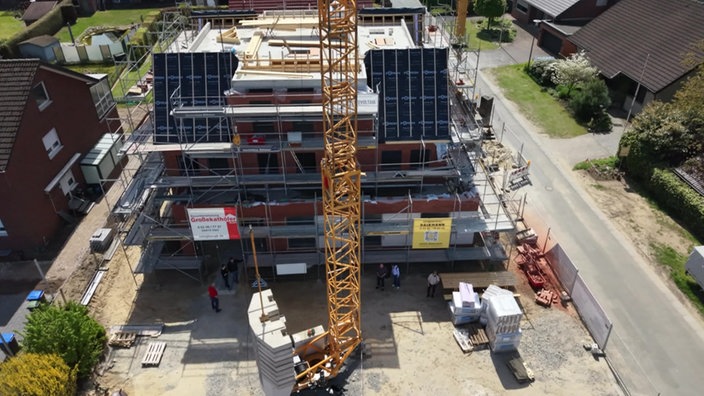 Ein Neubau entsteht mitten in Varensell