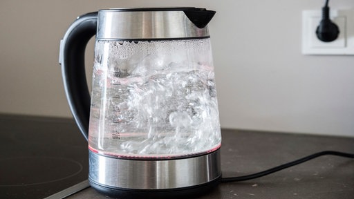 Wasserkocher aus Glas