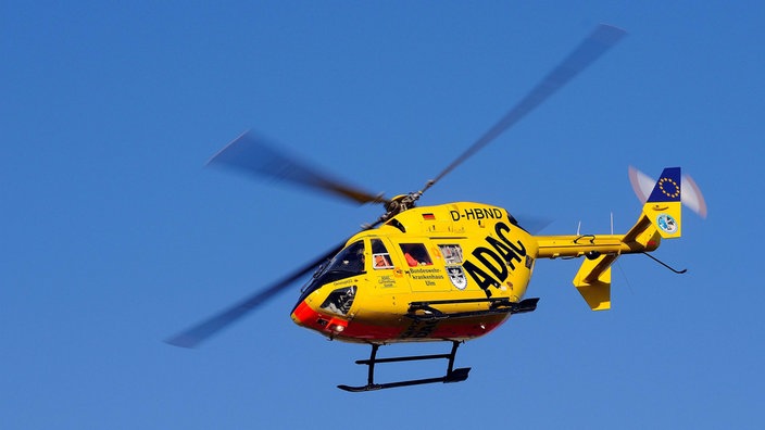 ADAC Hubschrauber im Einsatz (Symbolbild)
