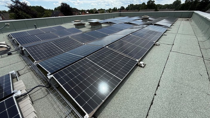 Solaranlage auf dem Dach
