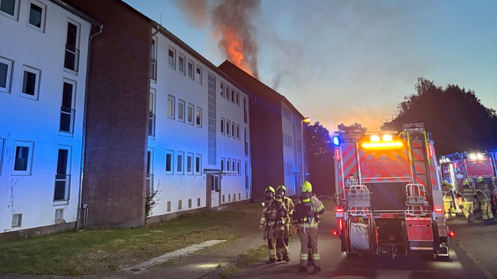 Einsatzkräfte vor Ort in Paderborn