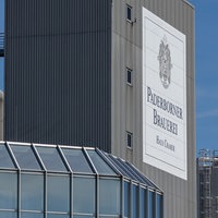 Das Werksgebäude der Paderborner Brauerei