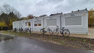 Die Container der Geflüchtetenunterkunft in Drolshagen