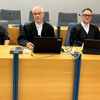 Angeklagte vor dem Siegener Landgericht