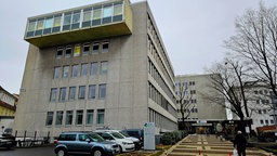 Das Lukas-Krankenhaus in Bünde von außen