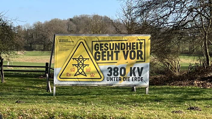 Banner Stromtrasse
