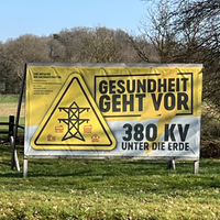 Banner Stromtrasse