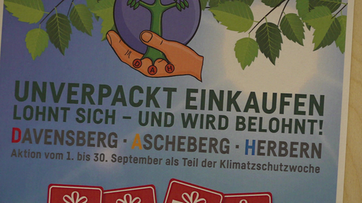 Ein Schild im Laden 