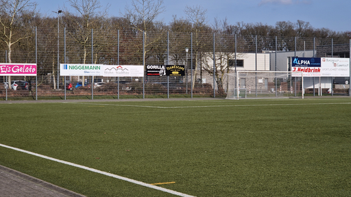 Blick auf einen Sportplatz in Münster.