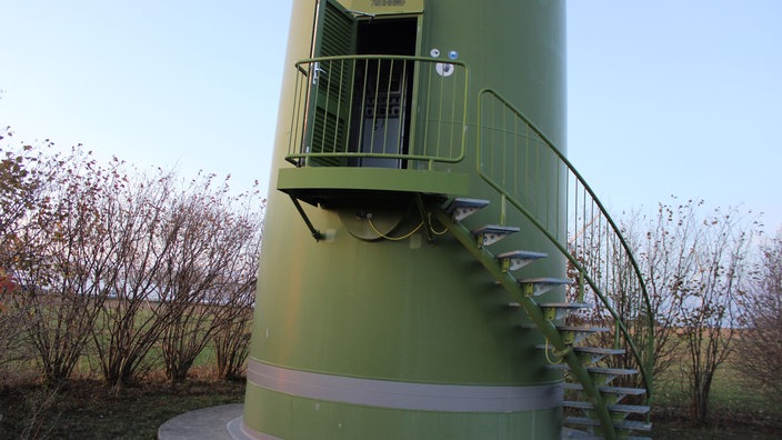 In ein Windrad bei Warstein wurde eingebrochen